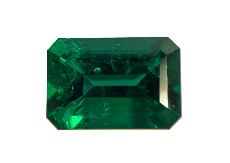 Colombian Emerald · 8.61 ct — before