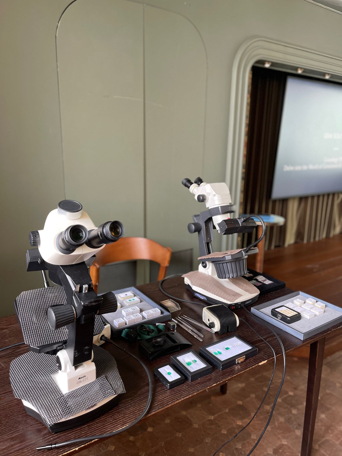 Workshop with microscope experience