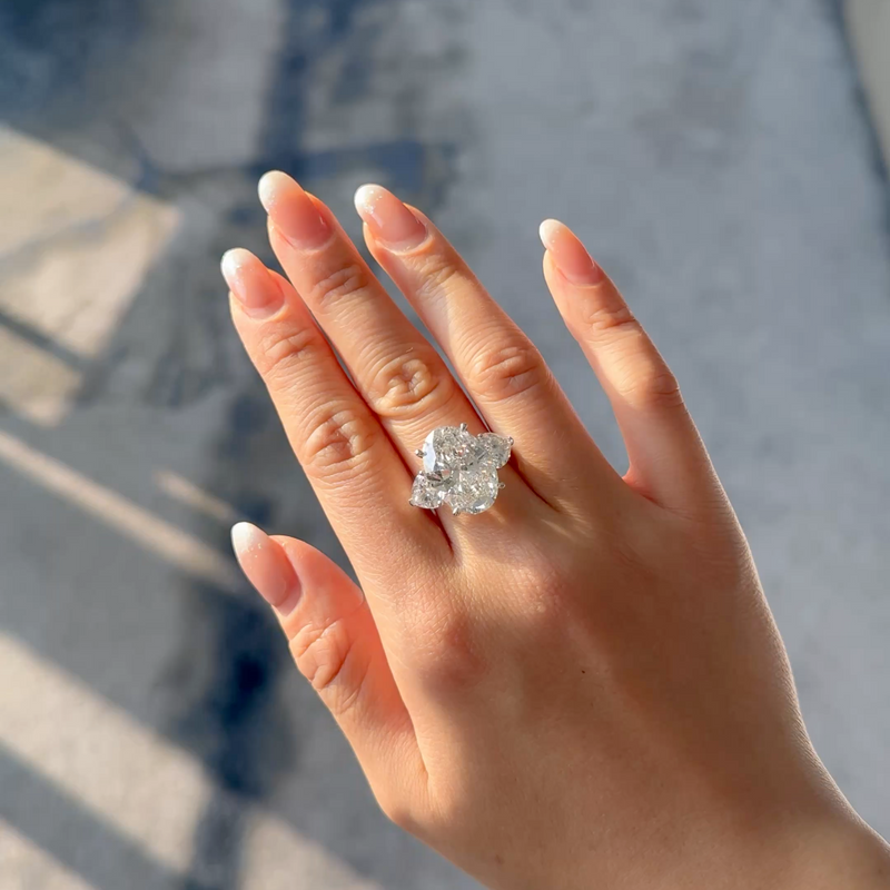 Oval Diamond Ring · 9.51ct — after