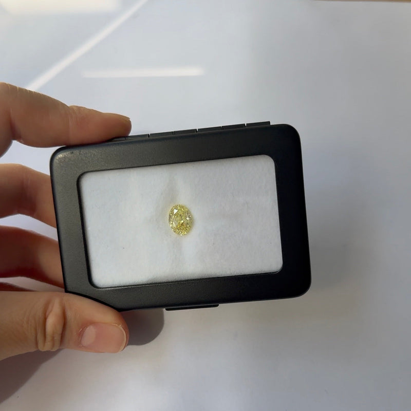 Fancy Yellow Diamond · 3.03 ct — before
